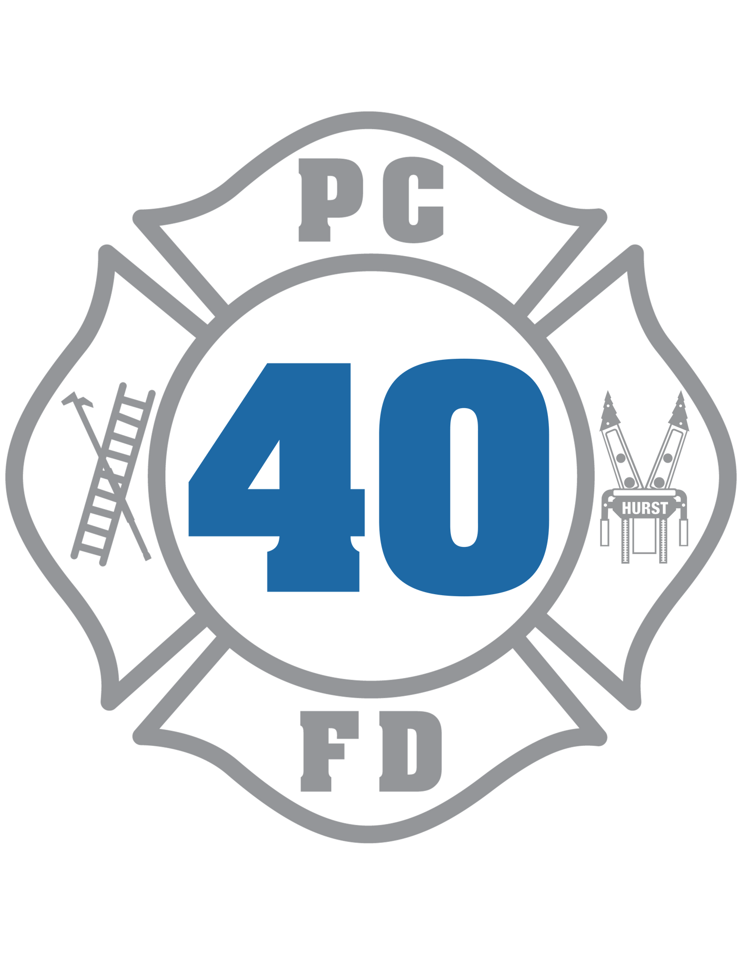 Rescue 40 — Port Chester Fire Tee (Gray Edition)