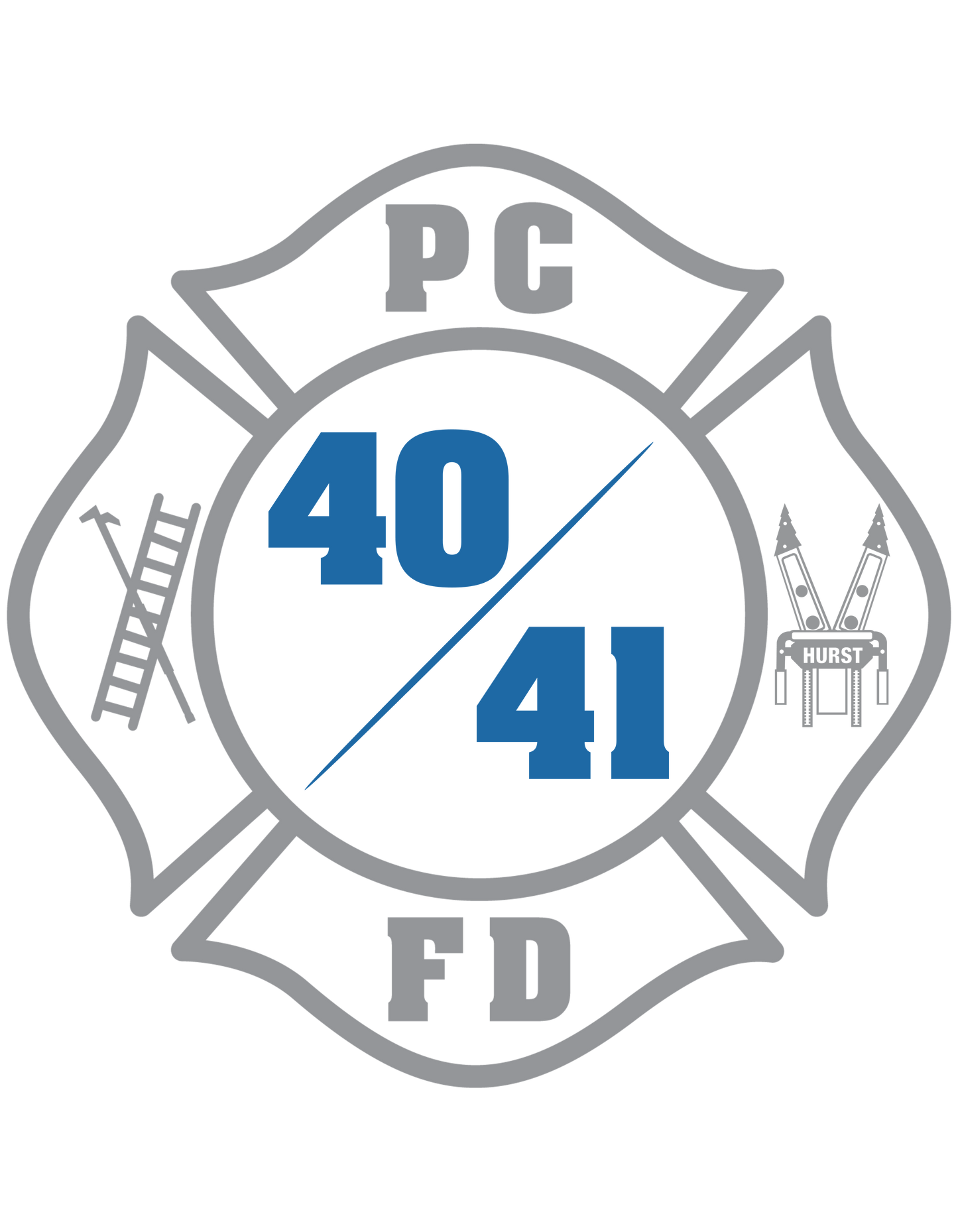 Rescue 40/41 — Port Chester Fire Tee (Gray Edition)