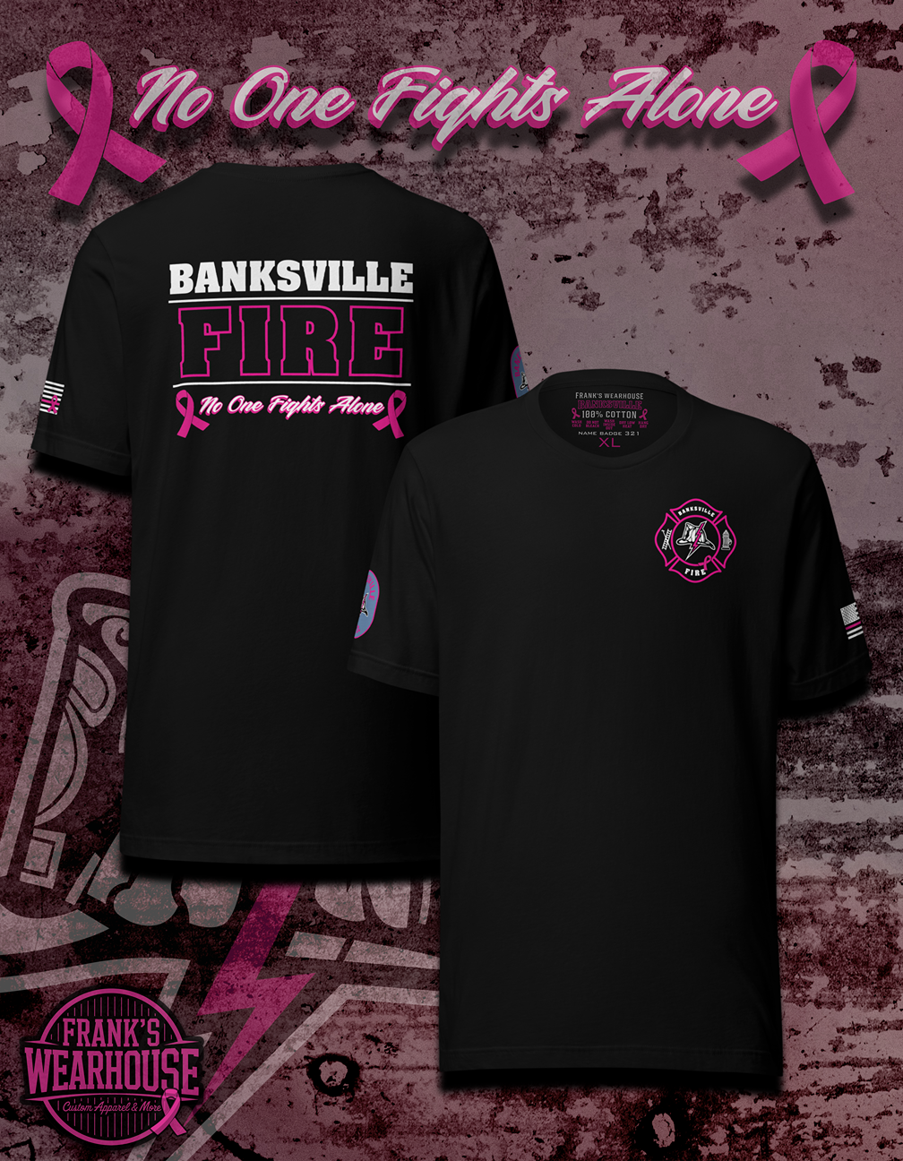 ๐ Banksville Fire Breast Cancer Awareness Shirts โ Members Only