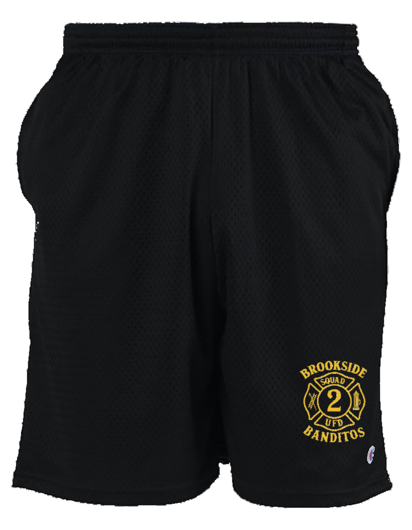 UNIONDALE FD - BROOKSIDE ENGINE Co No 2 - CHAMPION MESH GYM SHORTS