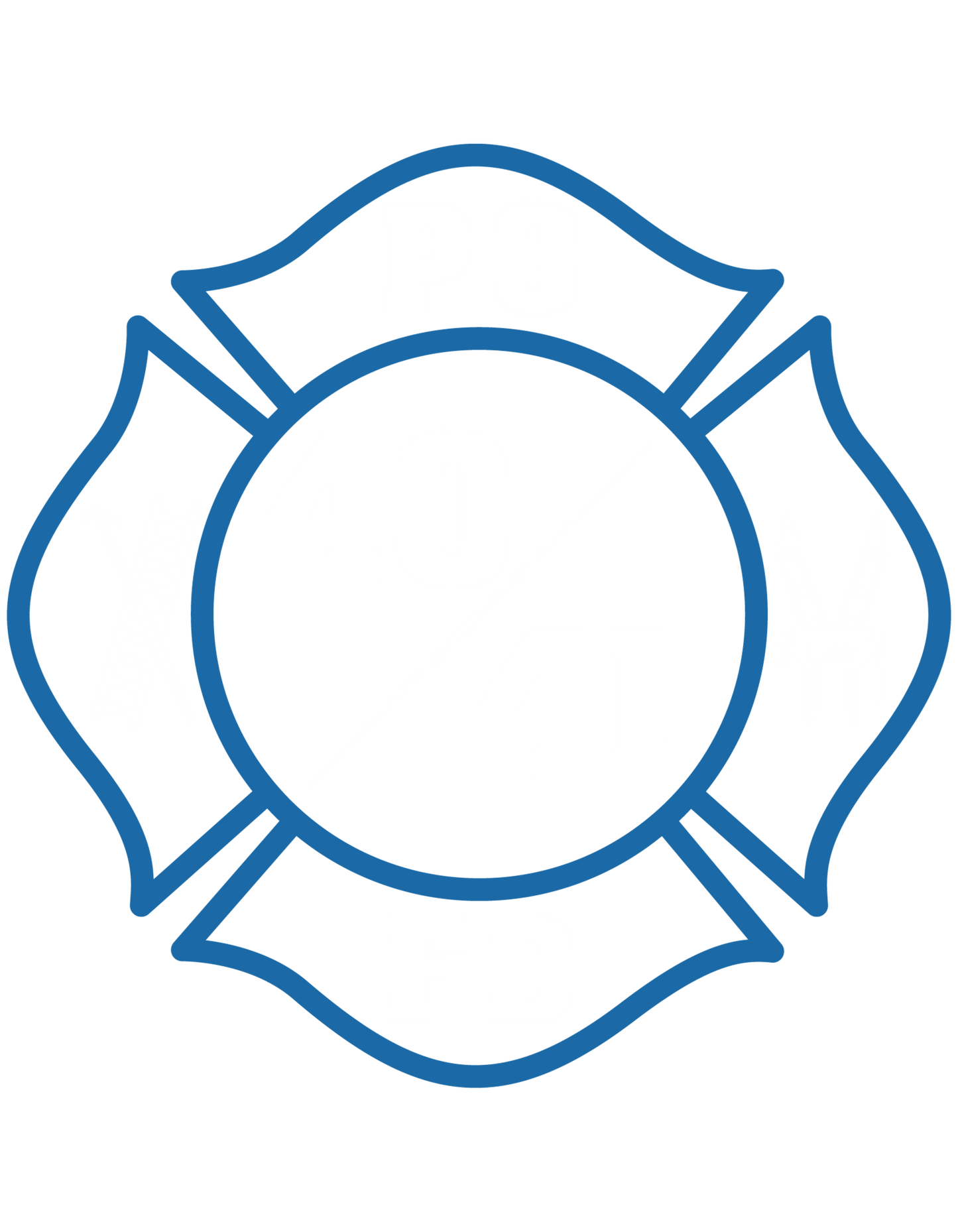 Rescue 40/41 — Port Chester Fire Tee (Rescue Blue Edition)
