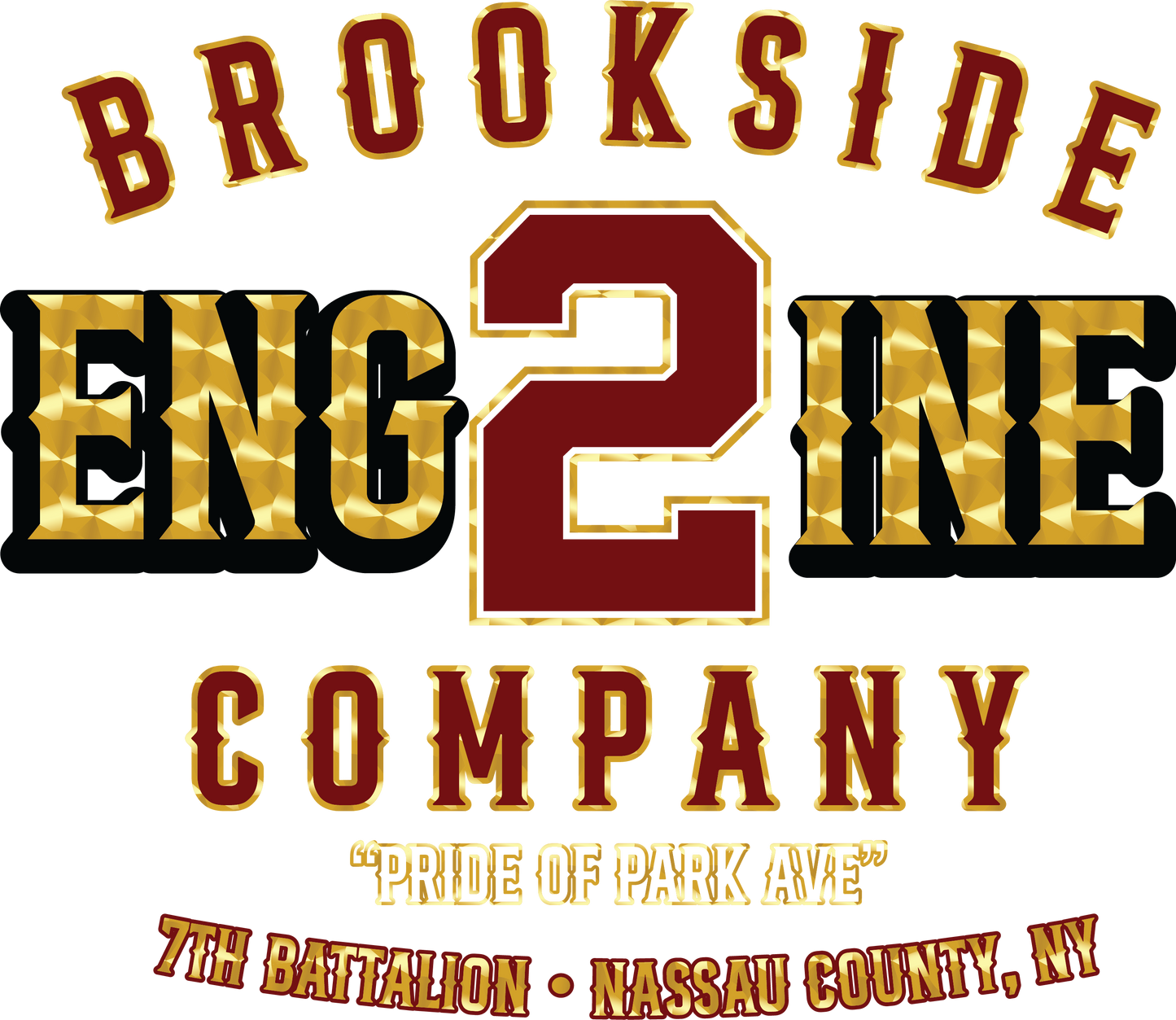 UNIONDALE FD - BROOKSIDE ENGINE Co No 2 - GOLD LEAF