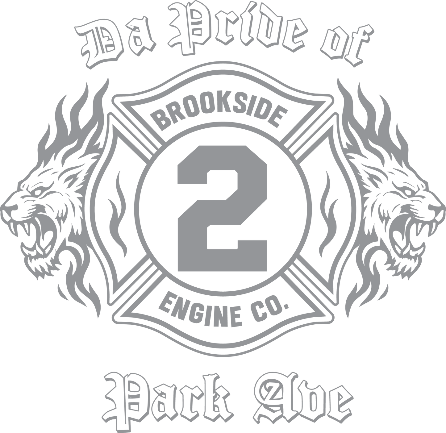 UNIONDALE FD - BROOKSIDE ENGINE Co No 2 - CHAMPION MESH GYM SHORTS