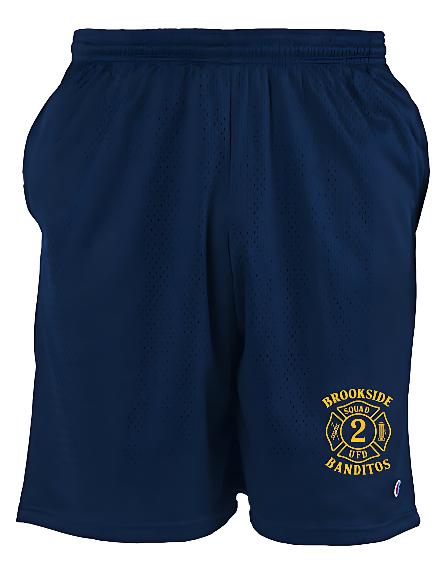UNIONDALE FD - BROOKSIDE ENGINE Co No 2 - CHAMPION MESH GYM SHORTS