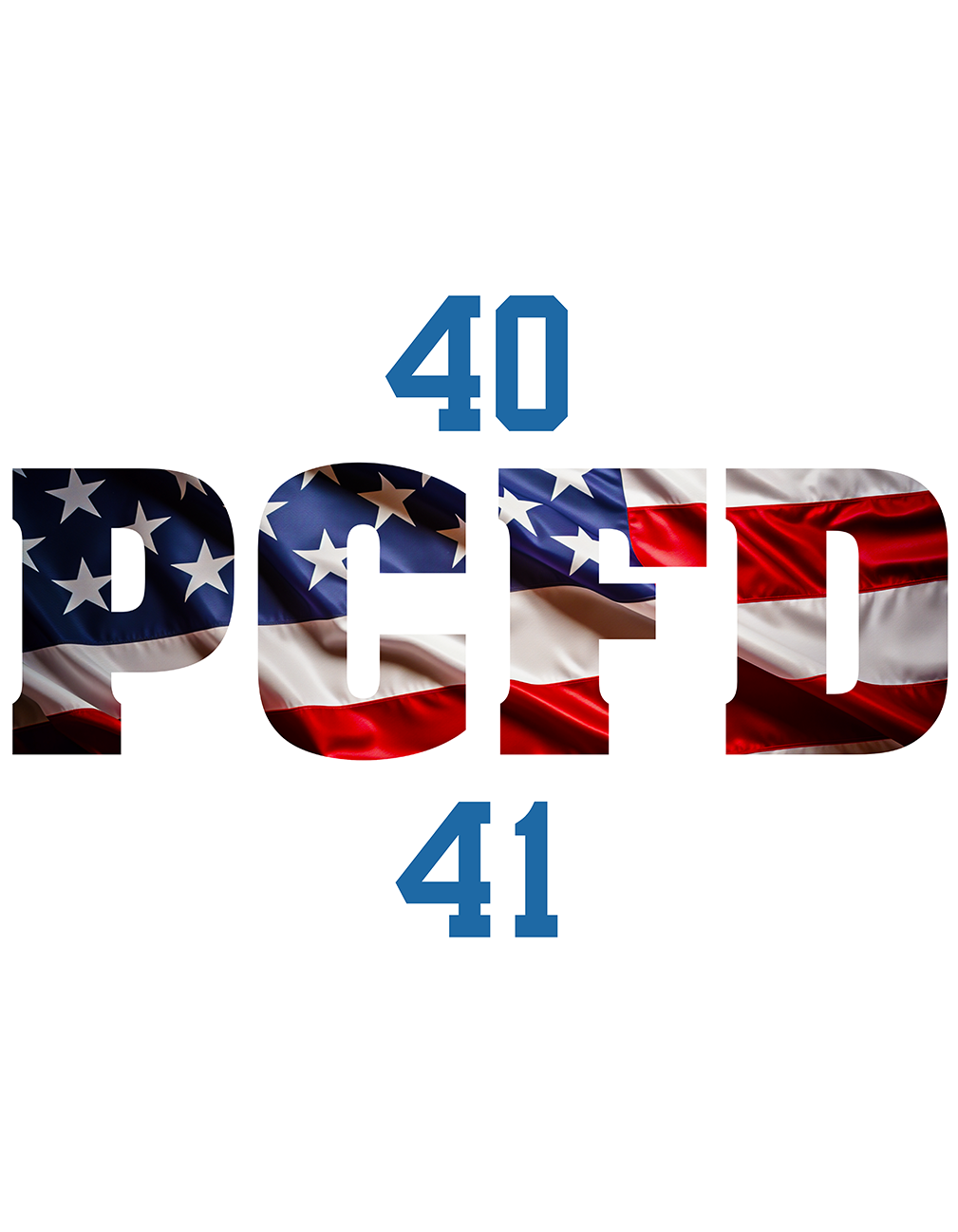 Rescue 40 — PCFD Patriotic Edition Tee