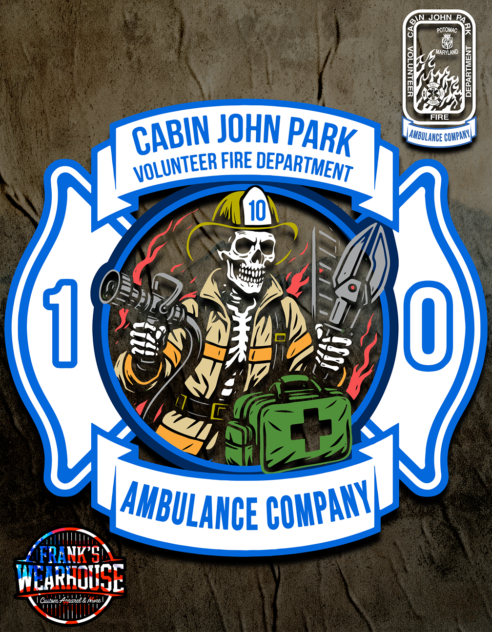 Cabin John Park Volunteer Fire Department Company Tees Collection