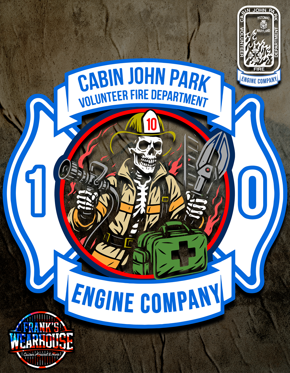 Cabin John Park Volunteer Fire Department Company Tees Collection