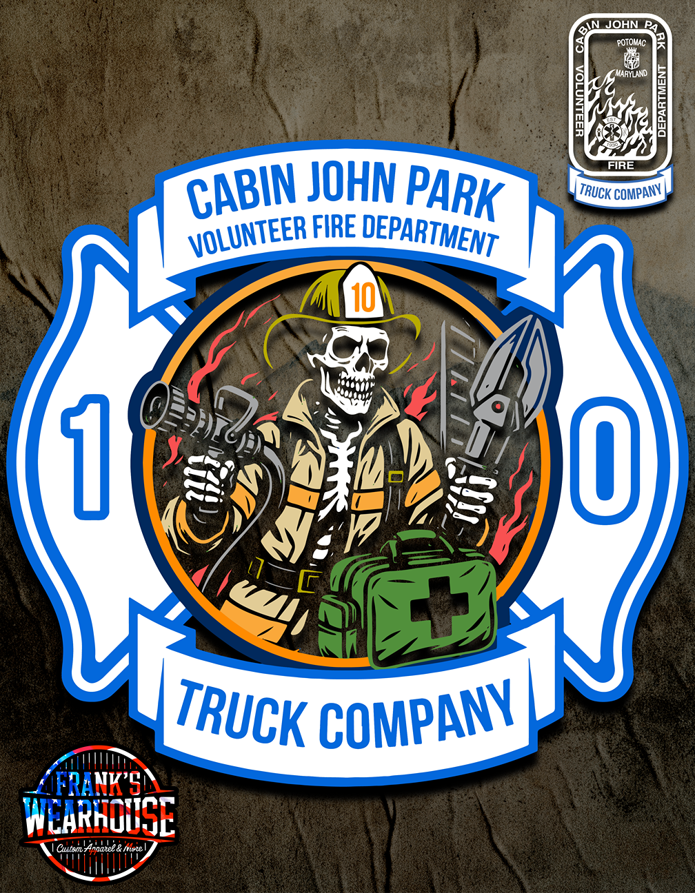 Cabin John Park Volunteer Fire Department Company Tees Collection