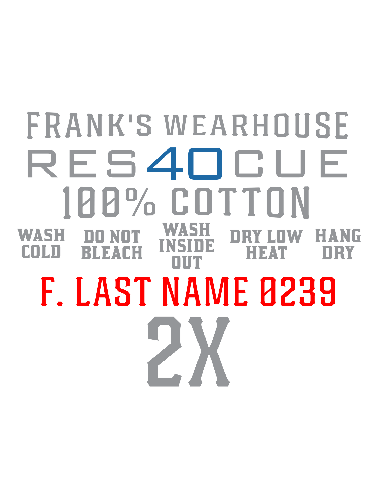 Rescue 40/41 — Port Chester Fire Tee (Gray Edition)