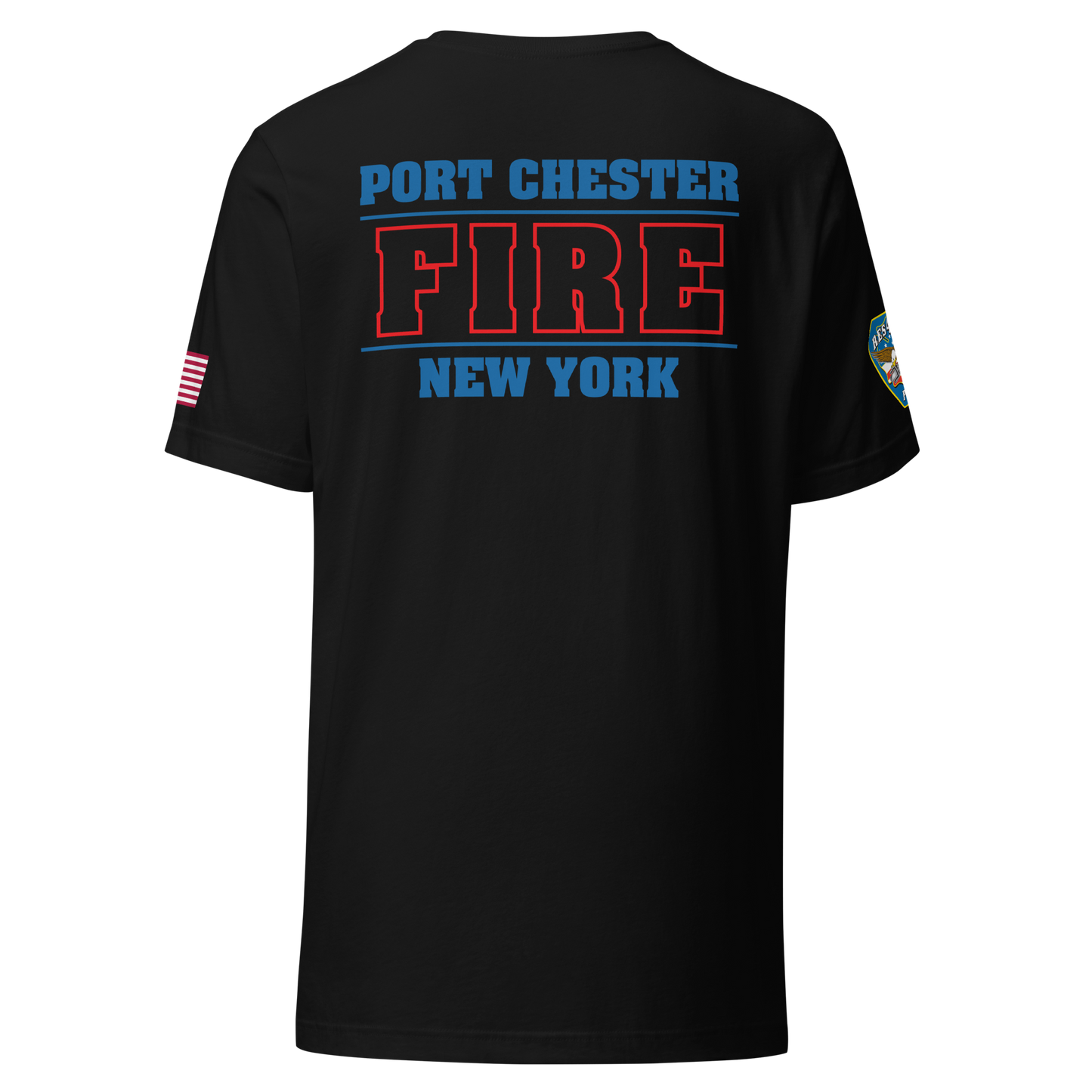Rescue 40/41 — Port Chester Fire Tee (Rescue Blue Edition)