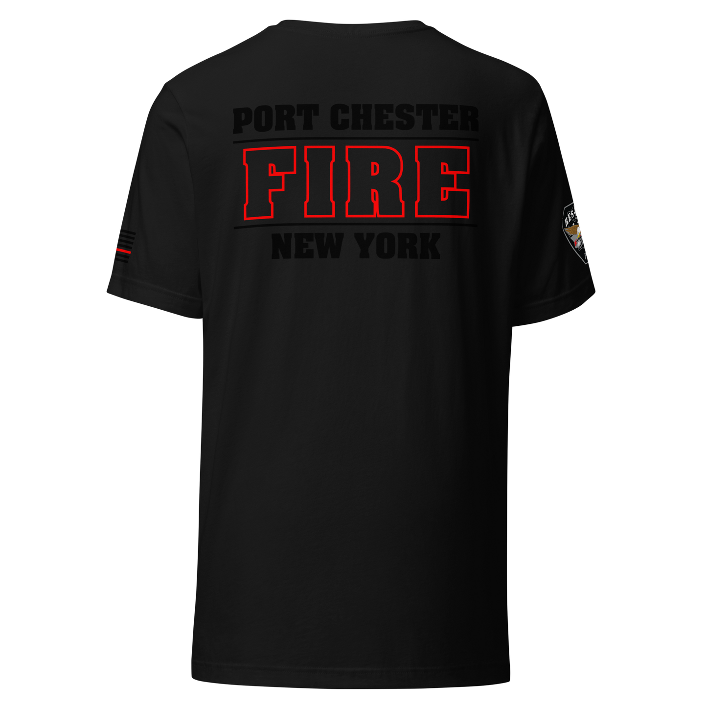 Rescue 40/41 — Port Chester Fire Tee (Blackout Edition)