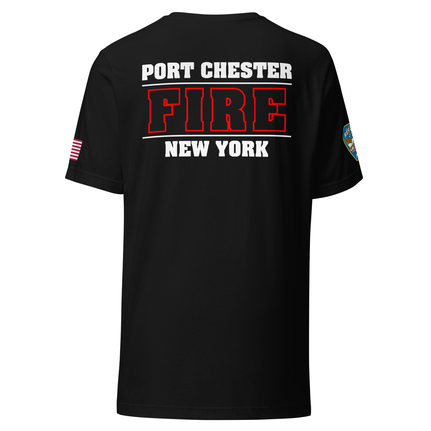 Rescue 40/41 — Port Chester Fire Tee (White Edition)