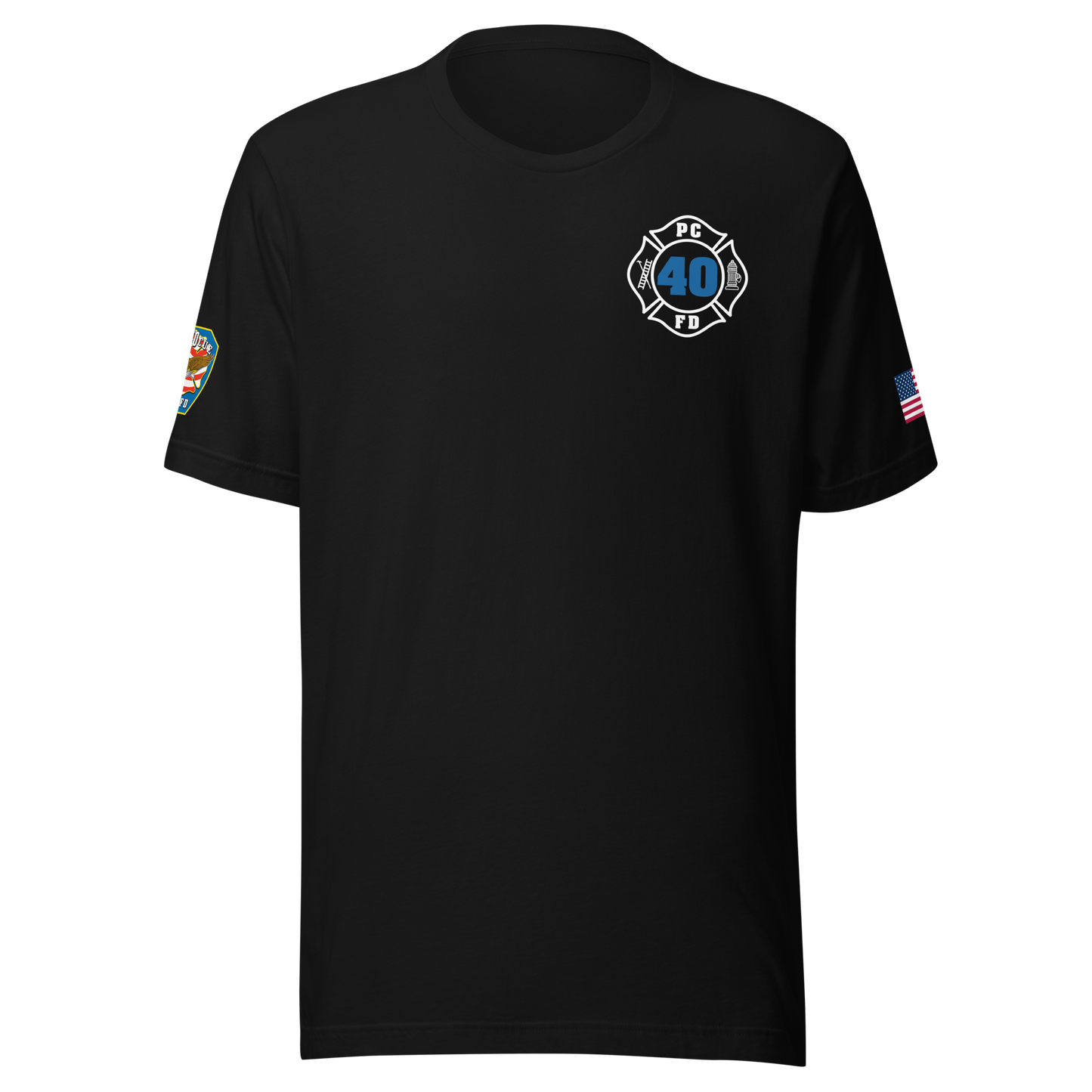 Rescue 40 — PCFD Patriotic Edition Tee