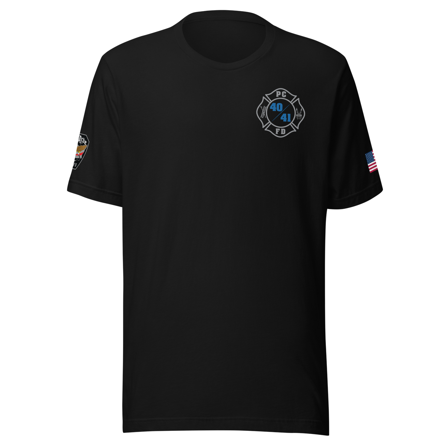 Rescue 40/41 — Port Chester Fire Tee (Gray Edition)