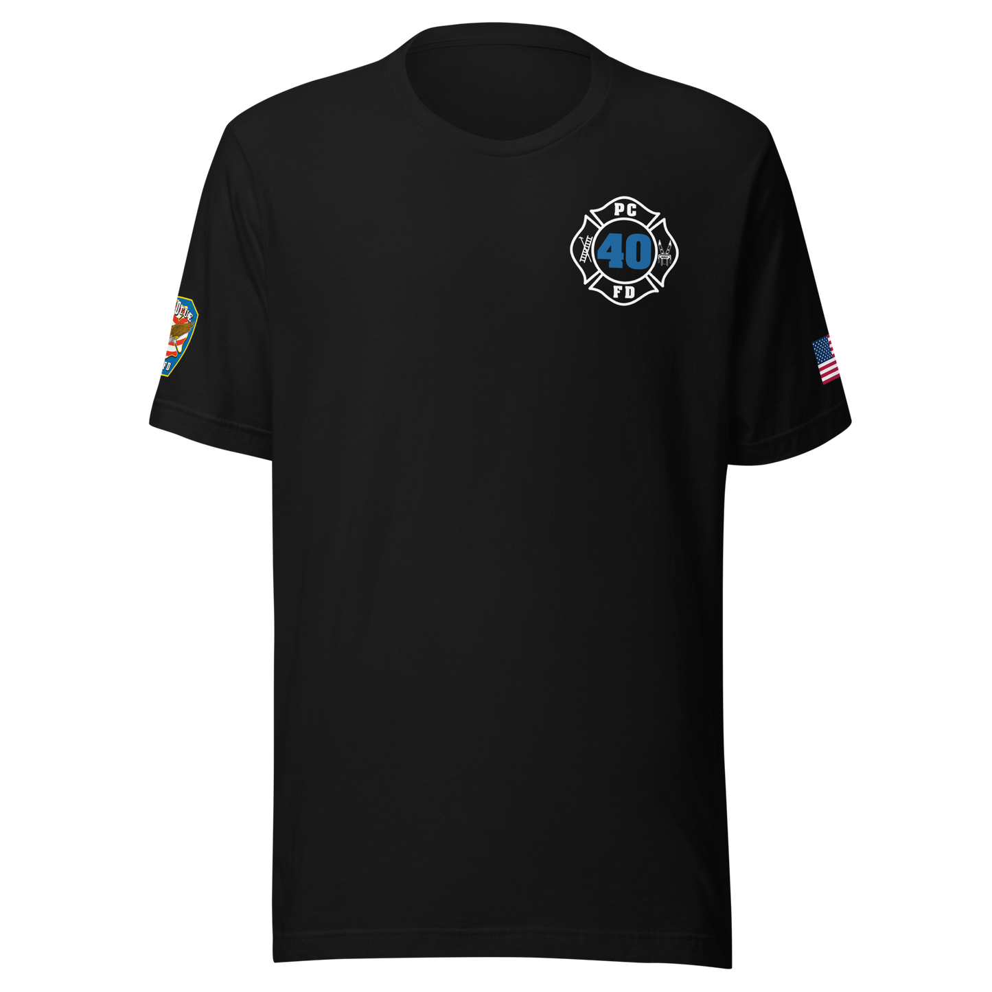 Rescue 40 — Port Chester Fire Tee (White Edition)
