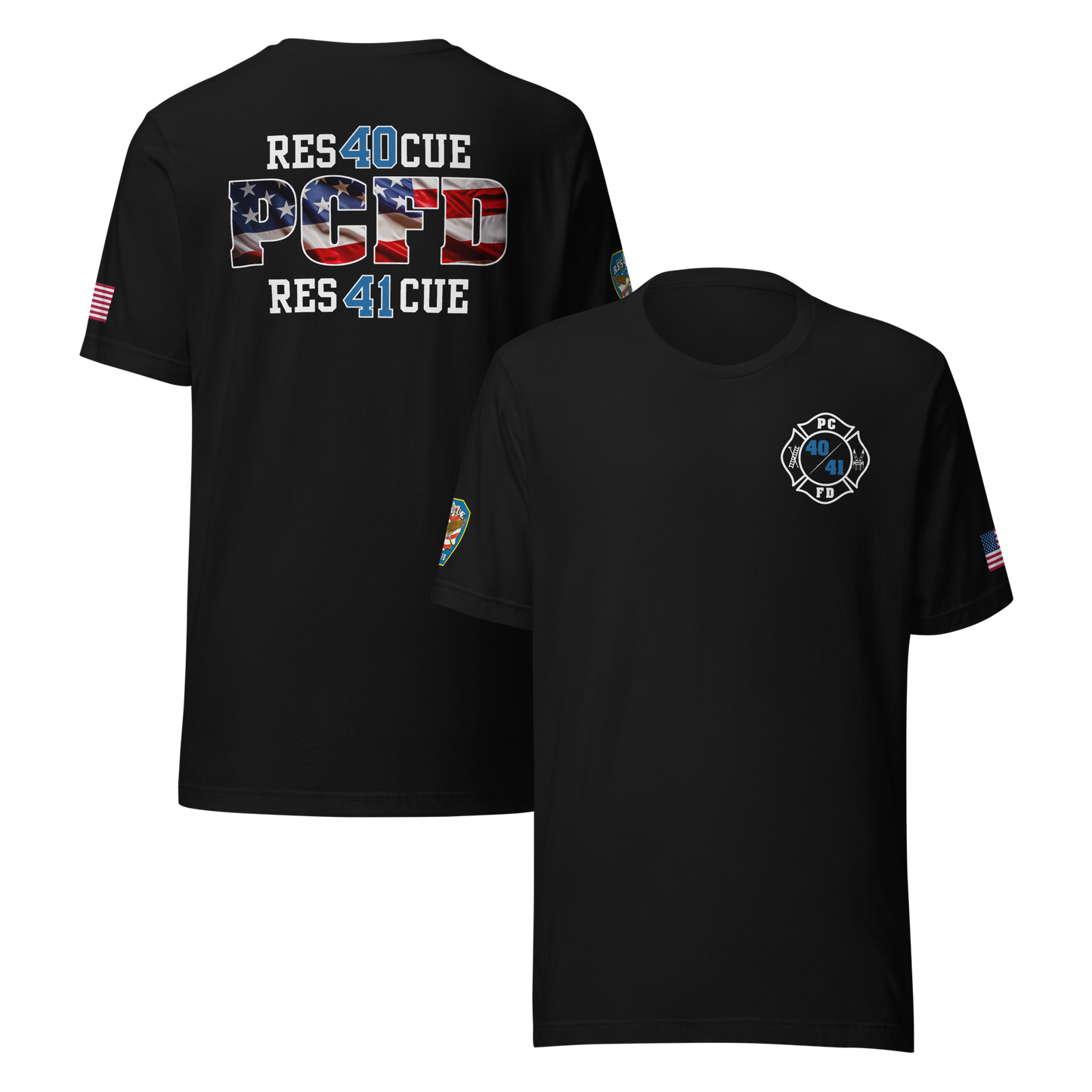 Rescue 40/41 — PCFD Patriotic Edition Tee