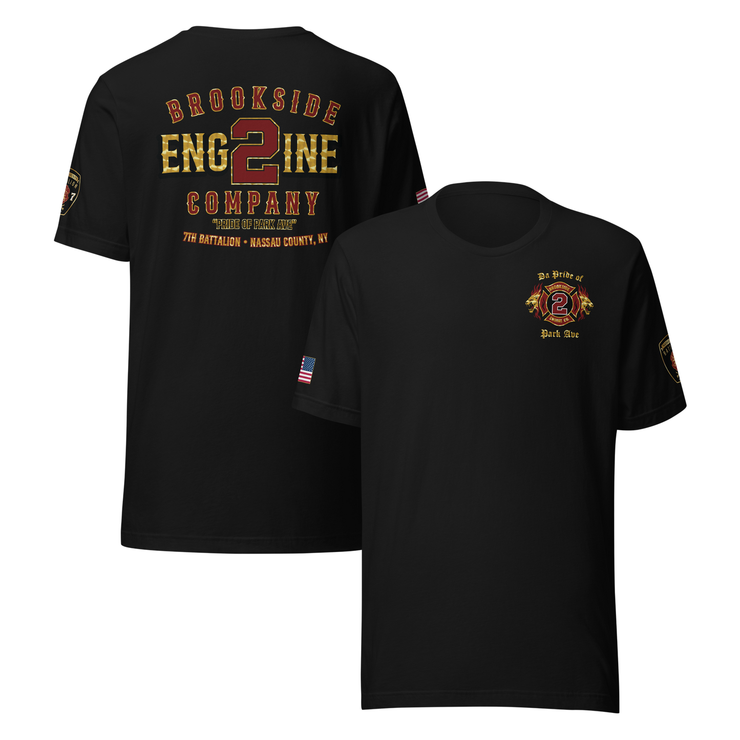 UNIONDALE FD - BROOKSIDE ENGINE Co No 2 - GOLD LEAF