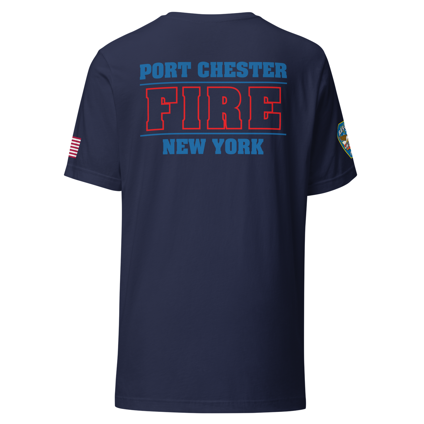 Rescue 40/41 — Port Chester Fire Tee (Rescue Blue Edition)
