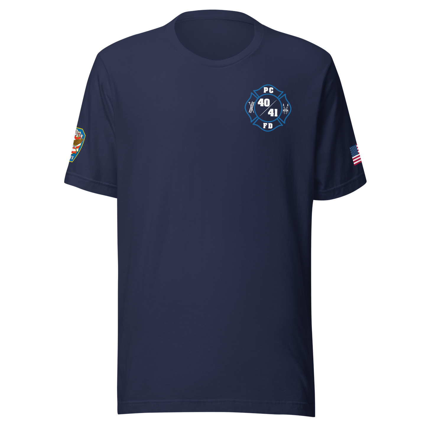 Rescue 40/41 — Port Chester Fire Tee (Rescue Blue Edition)