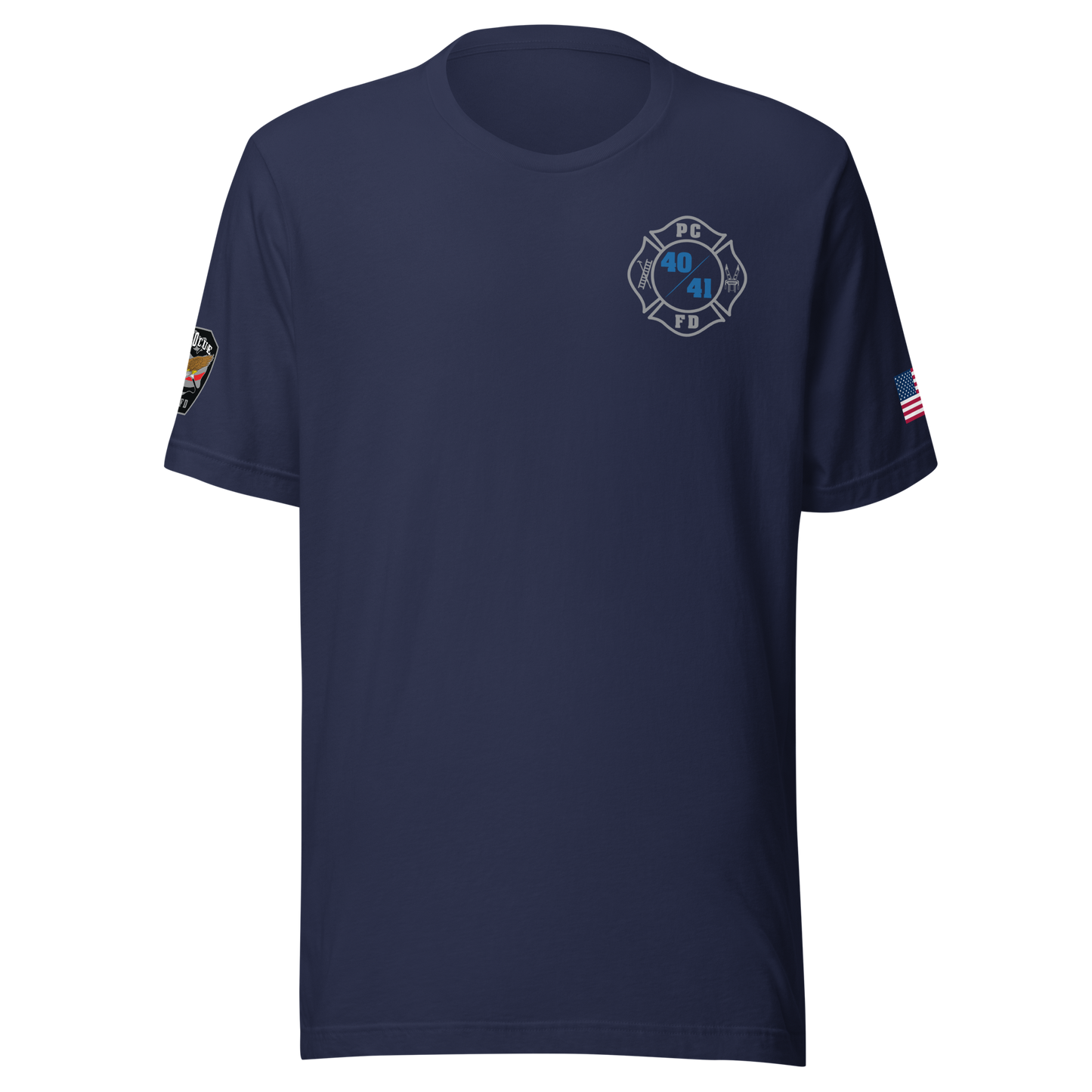Rescue 40/41 — Port Chester Fire Tee (Gray Edition)