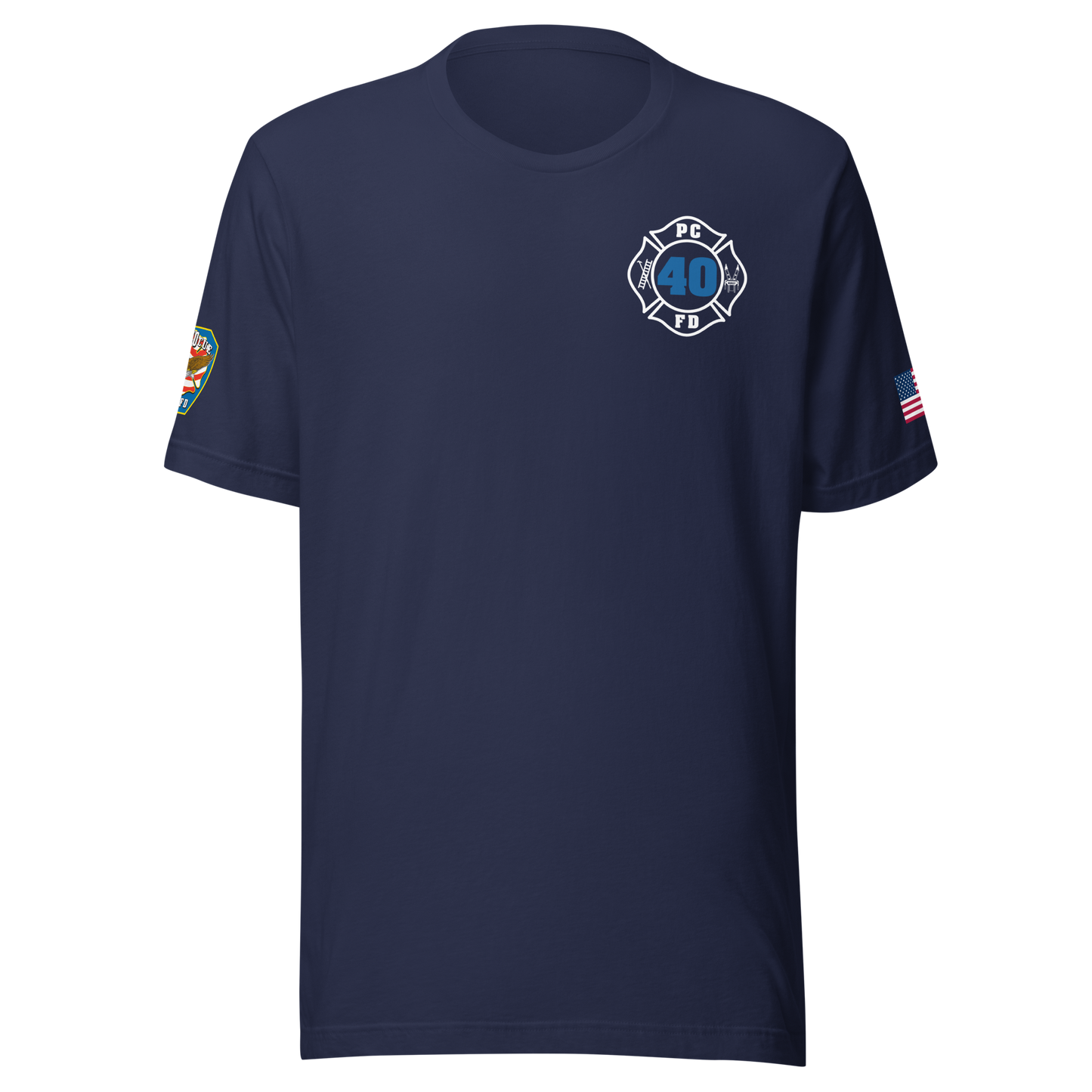 Rescue 40 — Port Chester Fire Tee (White Edition)