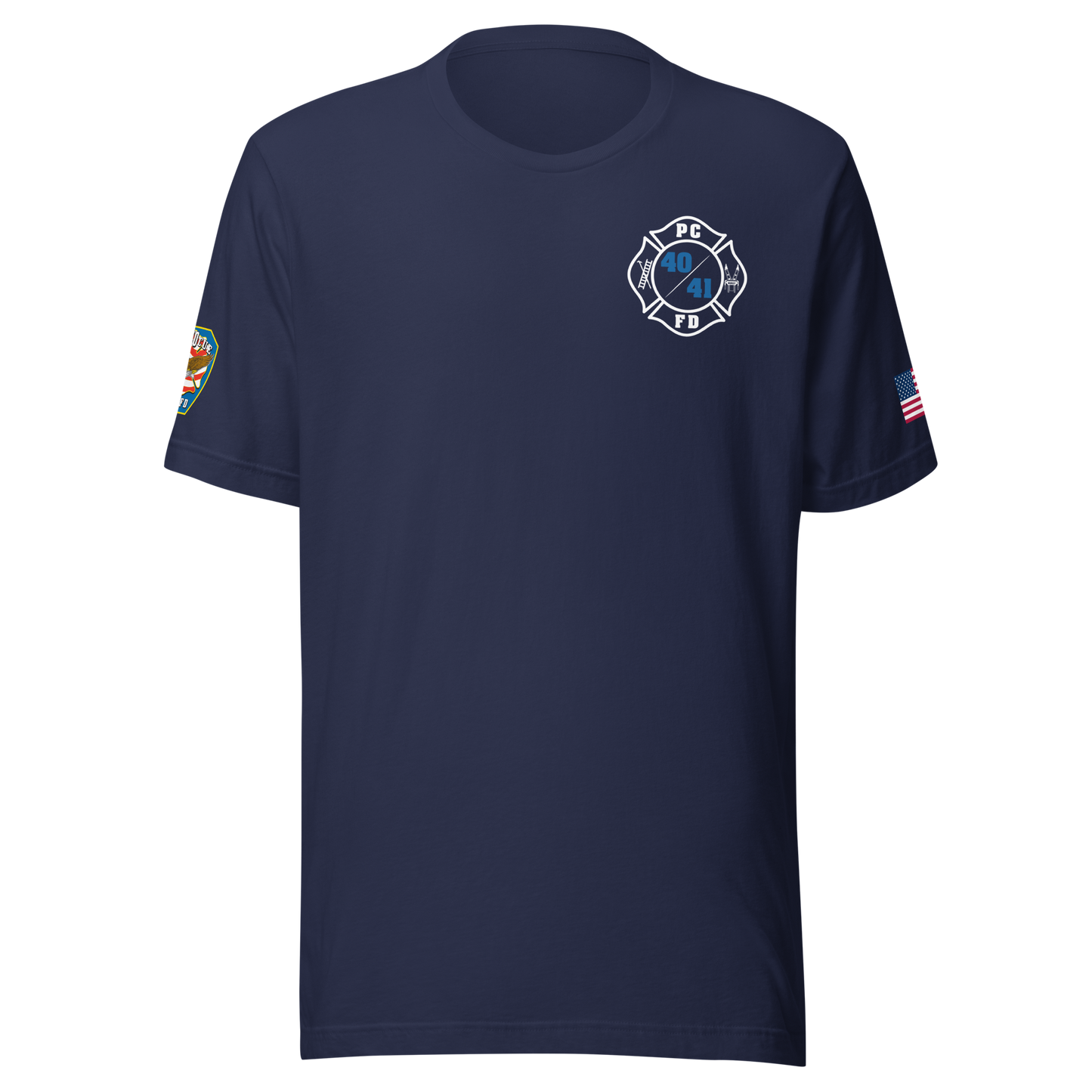 Rescue 40/41 — Port Chester Fire Tee (White Edition)