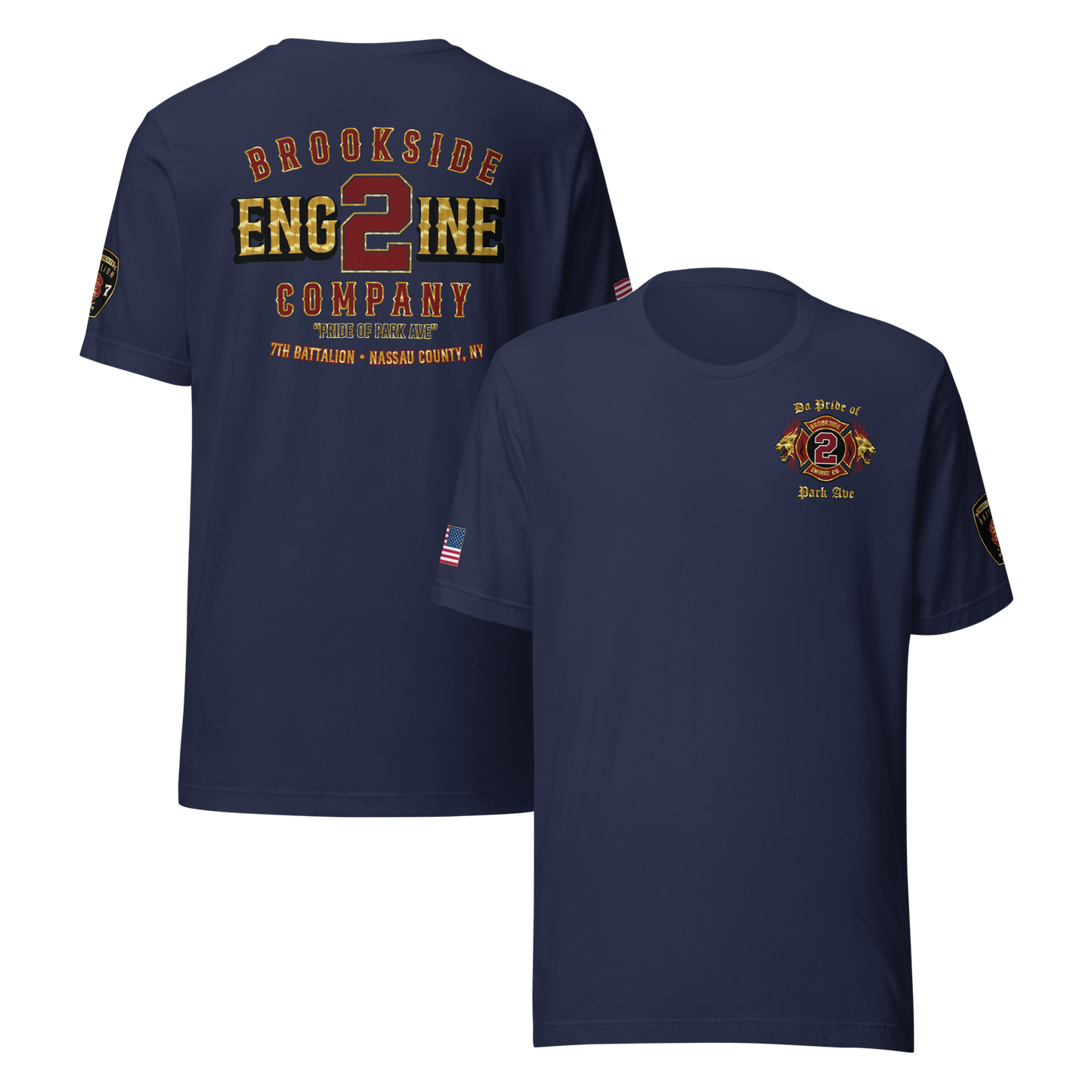 UNIONDALE FD - BROOKSIDE ENGINE Co No 2 - GOLD LEAF