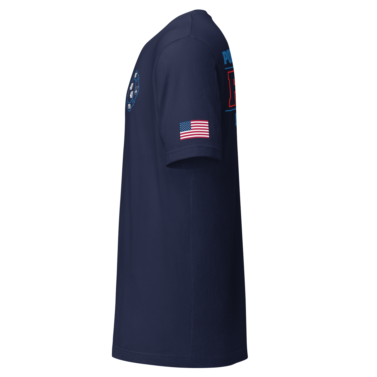 Rescue 40/41 — Port Chester Fire Tee (Rescue Blue Edition)