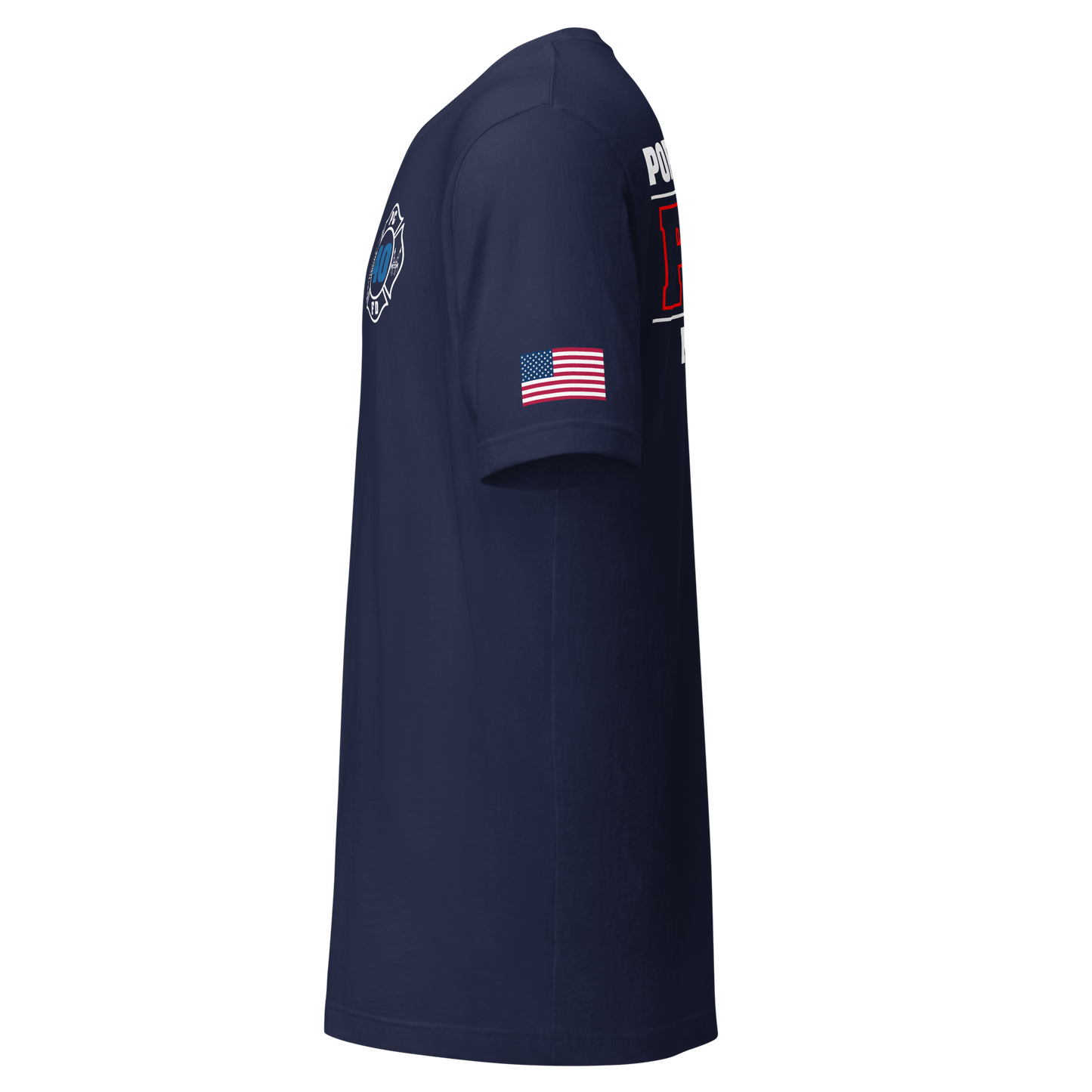 Rescue 40 — Port Chester Fire Tee (White Edition)