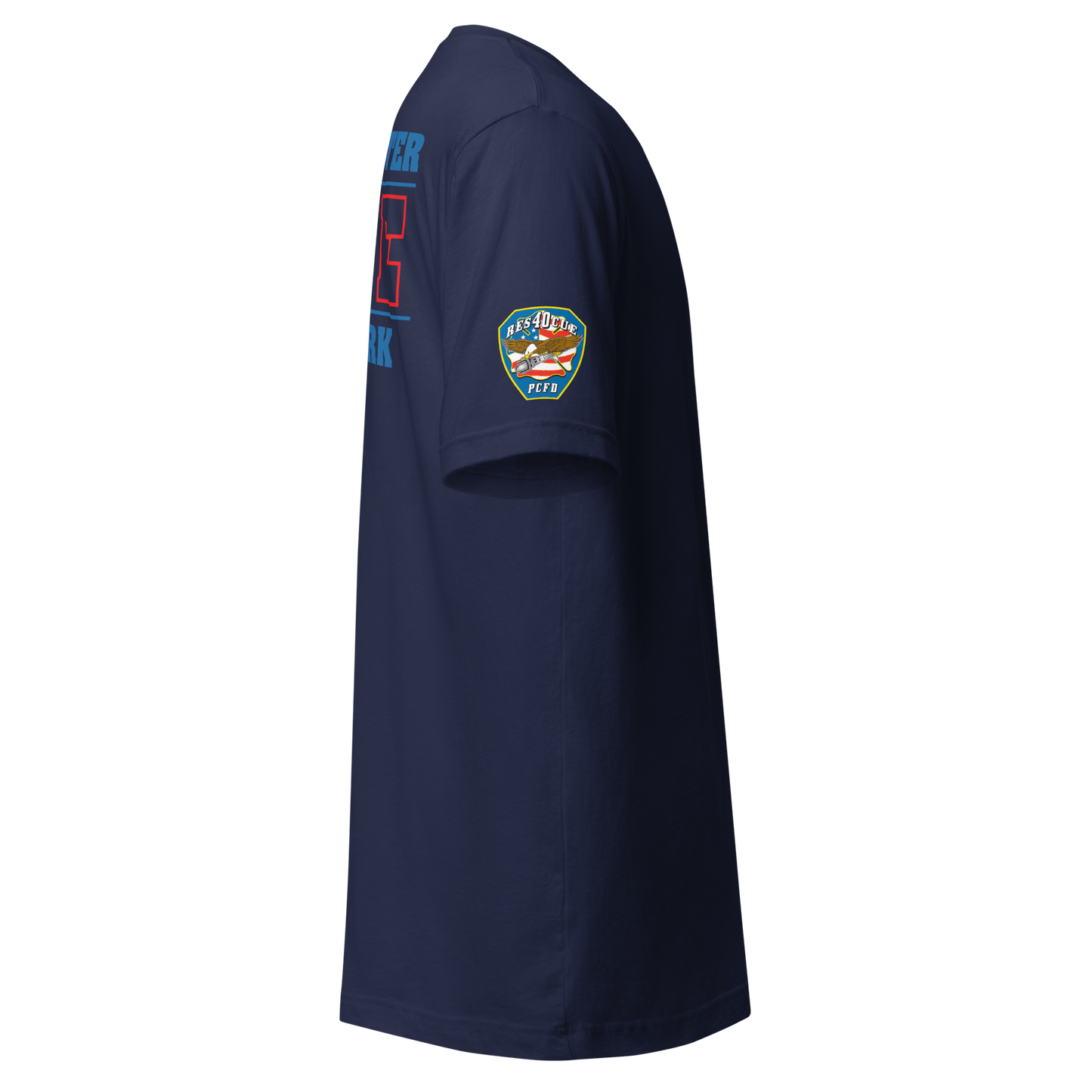 Rescue 40 — Port Chester Fire Tee (Rescue Blue Edition)
