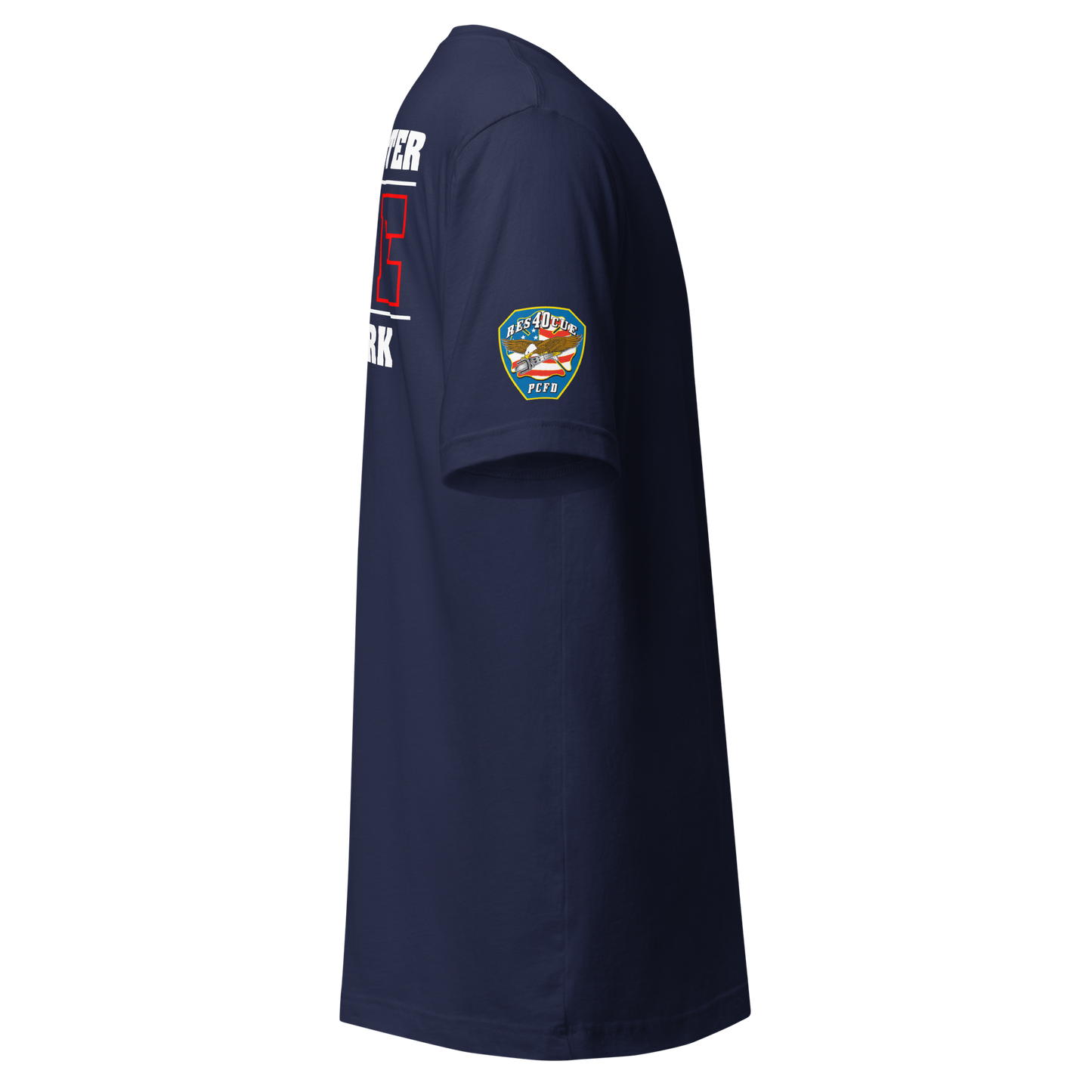 Rescue 40 — Port Chester Fire Tee (White Edition)