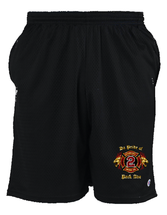 UNIONDALE FD - BROOKSIDE ENGINE Co No 2 - CHAMPION MESH GYM SHORTS