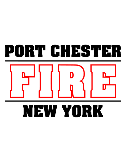 Rescue 40/41 — Port Chester Fire Tee (Blackout Edition)