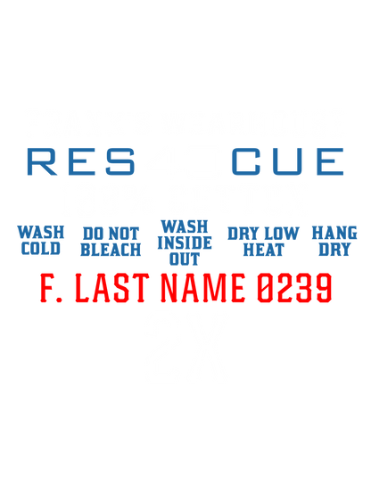 Rescue 40 — PCFD Patriotic Edition Tee