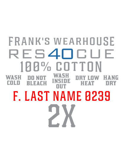 Rescue 40/41 — Port Chester Fire Tee (Gray Edition)