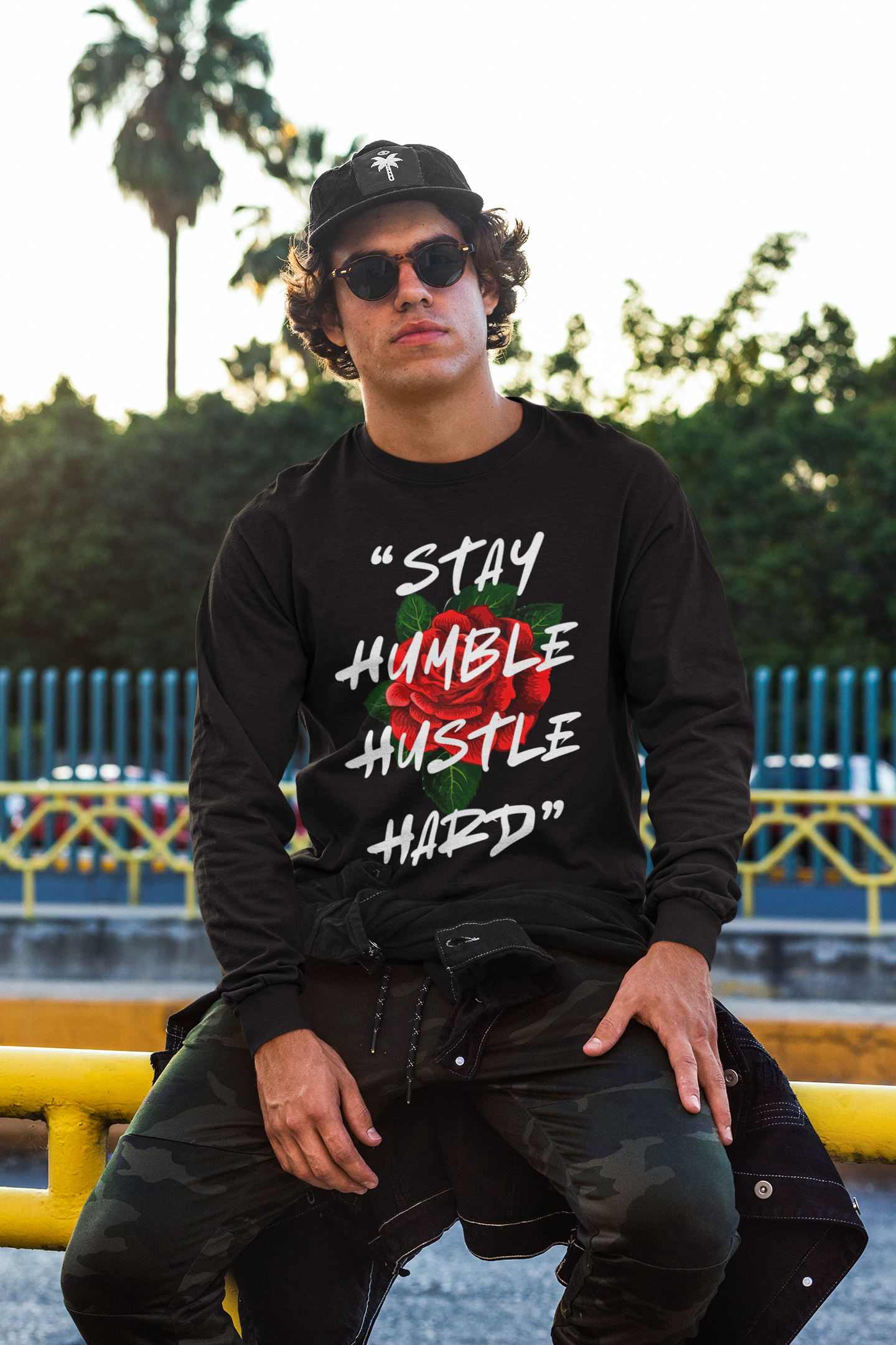 Stay Humble Hustle Hard - KiddHumBle (Back)