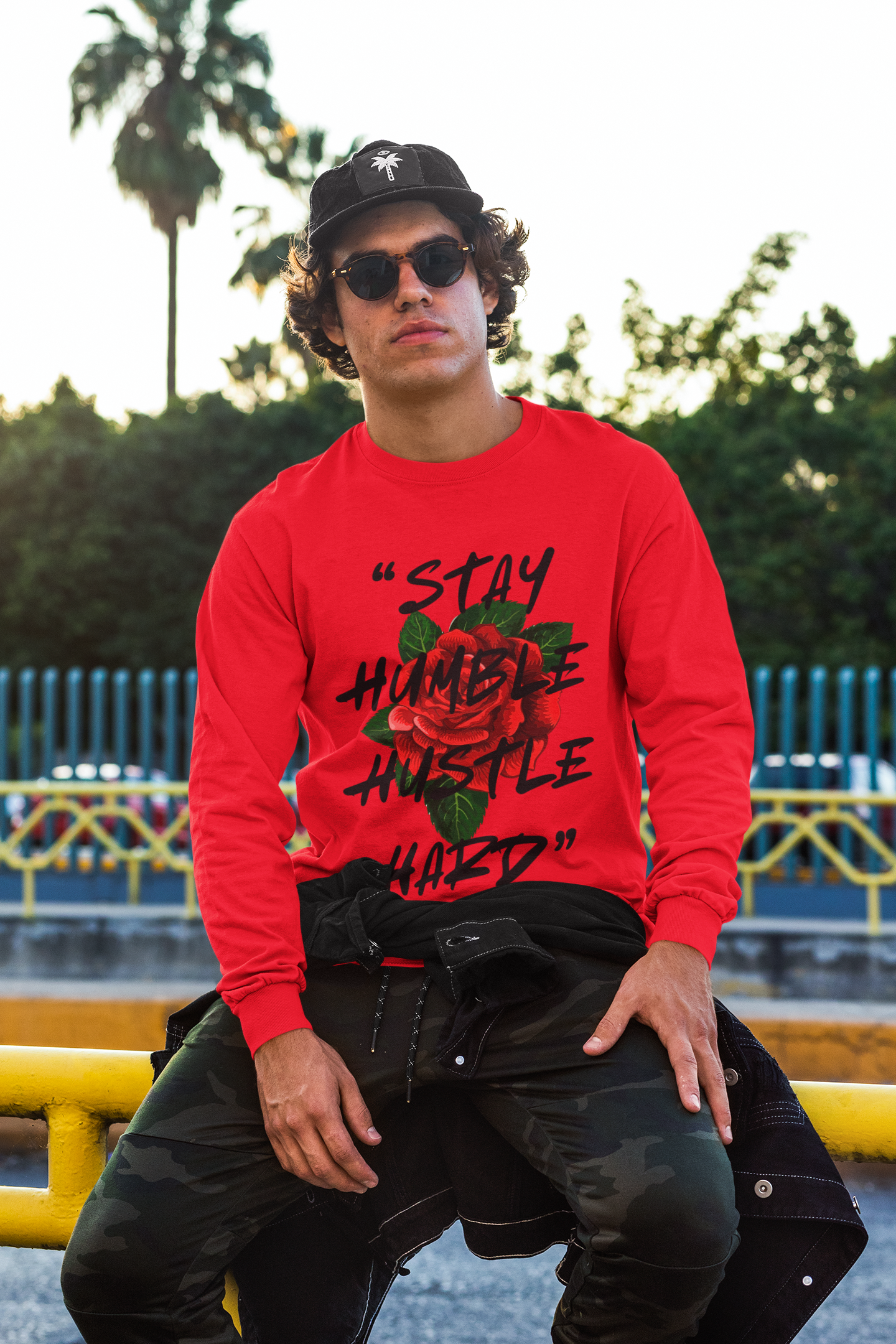 Stay Humble Hustle Hard - KiddHumBle (Back)