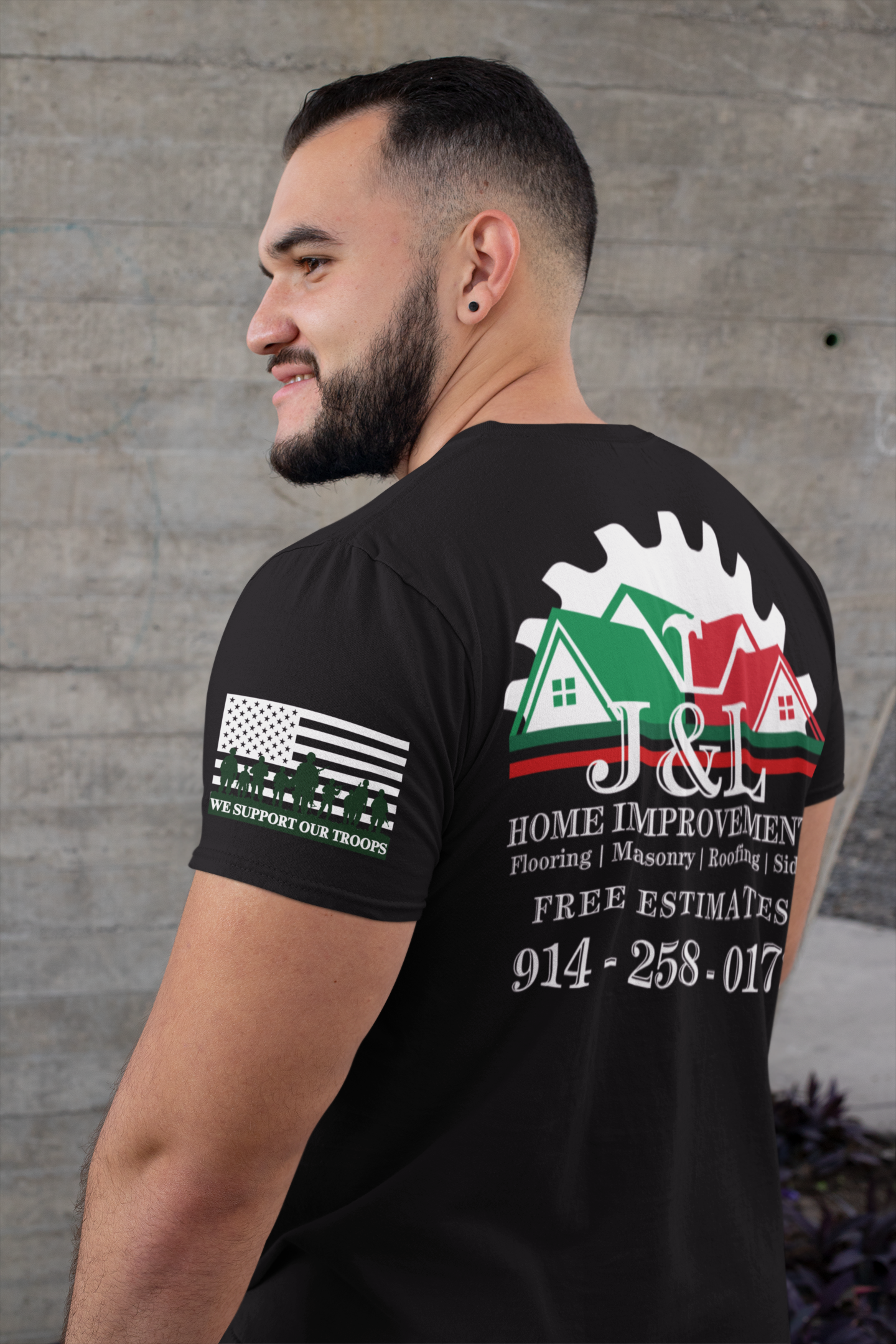 J&L Home Improvements Custom Work Tee