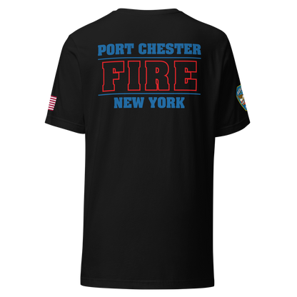 Rescue 40/41 — Port Chester Fire Tee (Rescue Blue Edition)