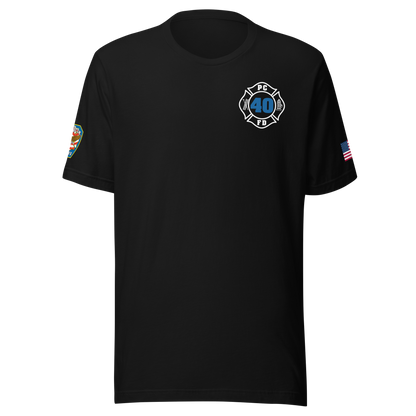 Rescue 40 — PCFD Patriotic Edition Tee