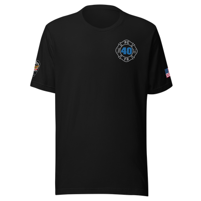 Rescue 40 — Port Chester Fire Tee (Gray Edition)