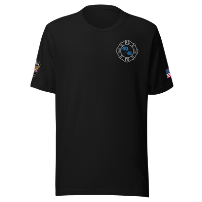 Rescue 40/41 — Port Chester Fire Tee (Gray Edition)