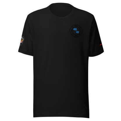 Rescue 40/41 — Port Chester Fire Tee (Blackout Edition)