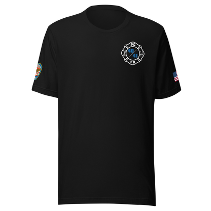 Rescue 40/41 — Port Chester Fire Tee (White Edition)