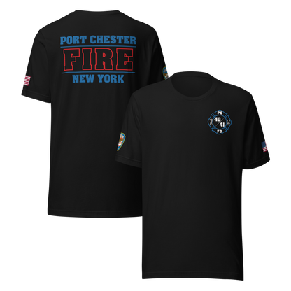 Rescue 40/41 — Port Chester Fire Tee (Rescue Blue Edition)