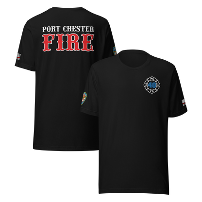 Rescue 40 — Port Chester Fire Tee (Western Style Edition)