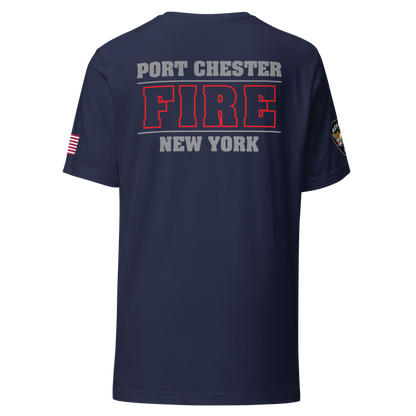Rescue 40 — Port Chester Fire Tee (Gray Edition)