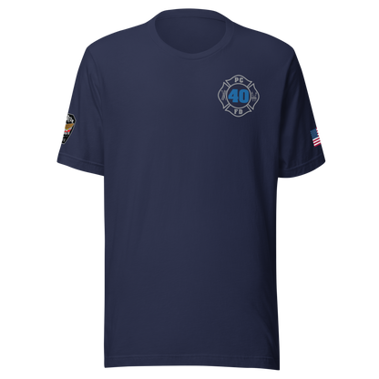 Rescue 40 — Port Chester Fire Tee (Gray Edition)