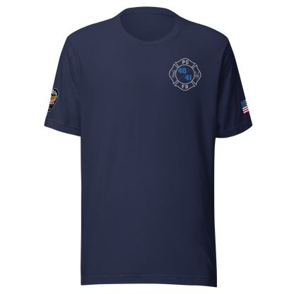 Rescue 40/41 — Port Chester Fire Tee (Gray Edition)