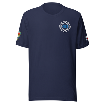 Rescue 40 — Port Chester Fire Tee (Western Style Edition)